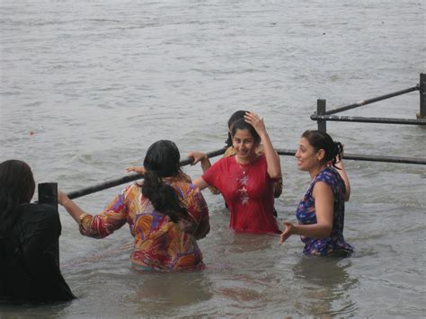 desi indian girl bathing|1,085 River Bathing Indian Women .